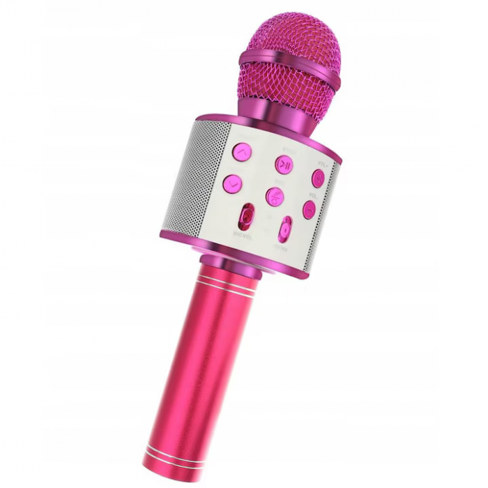 Microfon Karaoke Wireless cu Boxă Bluetooth – Sunet Puternic, Design Compact, Efecte Echo și Bass Ajustabil engross [13]