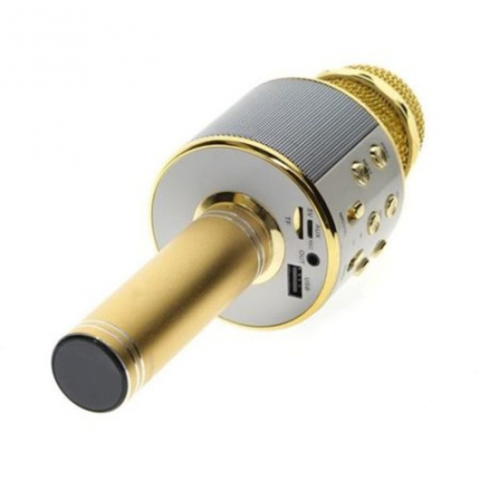 Microfon Karaoke Wireless cu Boxă Bluetooth – Sunet Puternic, Design Compact, Efecte Echo și Bass Ajustabil engross [14]