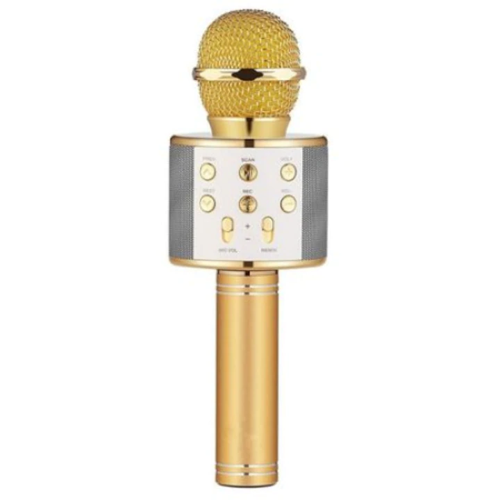 Microfon Karaoke Wireless cu Boxă Bluetooth – Sunet Puternic, Design Compact, Efecte Echo și Bass Ajustabil engross [16]