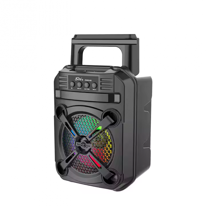 Mini Difuzor Portabil Karaoke ZQS6165 – 40W RMS / 300W PMPO, Bluetooth 5.0, Telecomandă, LED RGB engross [4]
