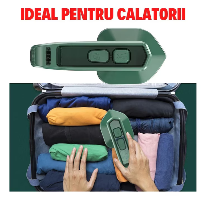 Mini Fier de Călcat Ultra-Portabil 2-în-1, Călcare Uscată/Umedă, 30W, 220V, Design Compact pentru Călătorii și Uz Casnic [4]