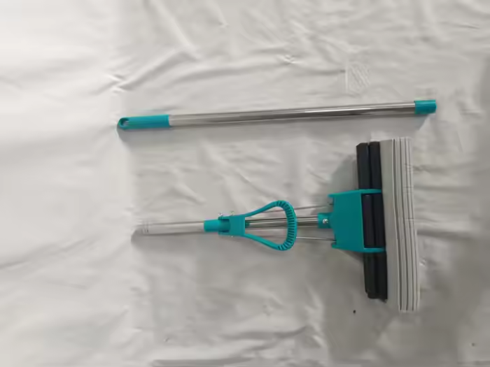 Mop cu Burete PVA 33 cm – Sistem Auto-Storsare, Curățare Eficientă prin Împingere și Tragere, Ușor de Întreținut [2]