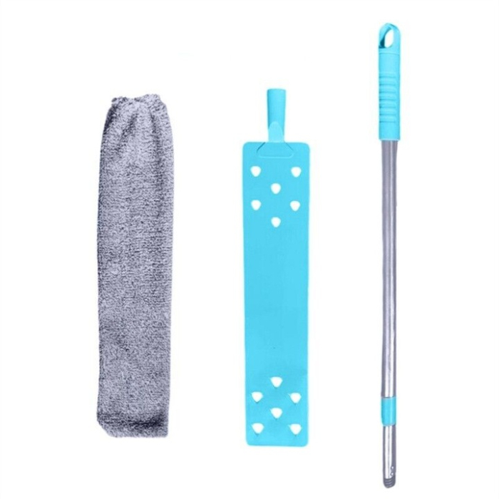 Mop flexibil multifuncțional, mâner telescopic 106–150 cm, lavetă microfibră 40 x 8,5 cm, metal și plastic [7]