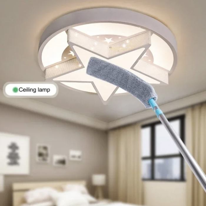 Mop flexibil multifuncțional, mâner telescopic 106–150 cm, lavetă microfibră 40 x 8,5 cm, metal și plastic [9]