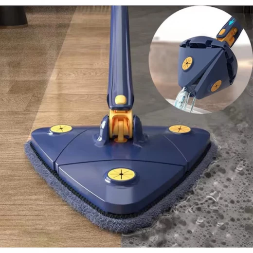 Mop Multifuncțional Triunghiular 360° cu Mâner Telescopic – Pentru Suprafețe Uscate și Umede engross [4]