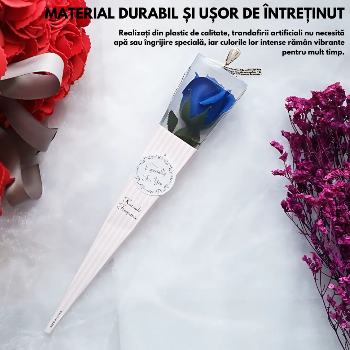 Pachet cu 12 Trandafiri de sapun parfumati, ambalati individual, Multicolor, engross [8]