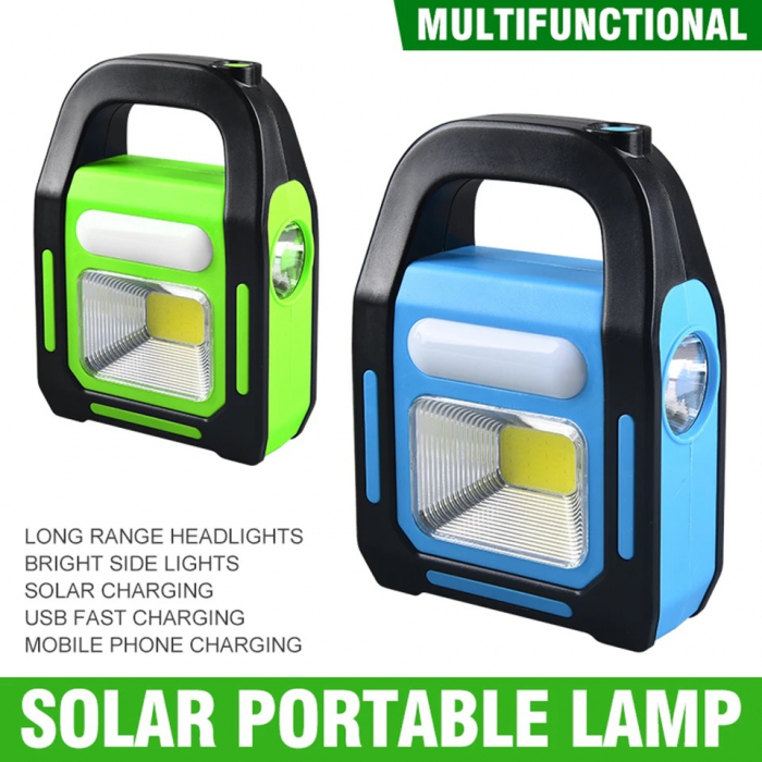Lanternă de Lucru LED Portabilă JD-925 3 în 1 – Lumină, Încărcare Solară și Power Bank USB engross [4]