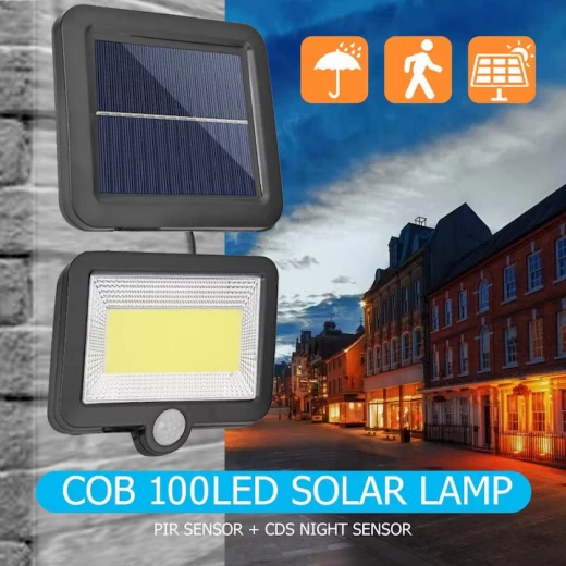 Proiector LED Solar Duo 220 lm, Lumină Rece, Senzor Mișcare, IP44 engross [5]