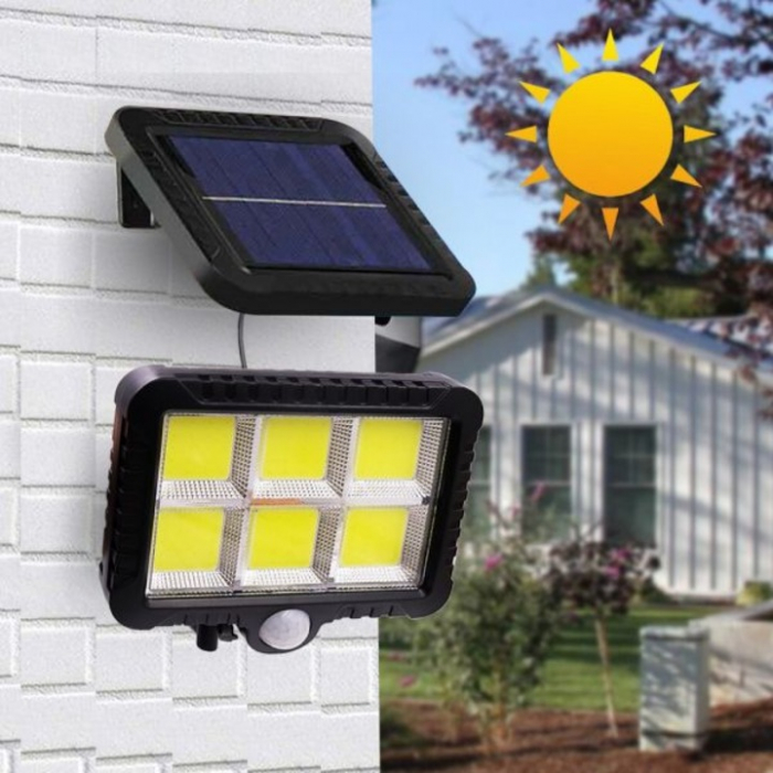 Proiector LED Solar Duo 220 lm, Lumină Rece, Senzor Mișcare, IP44 engross [3]