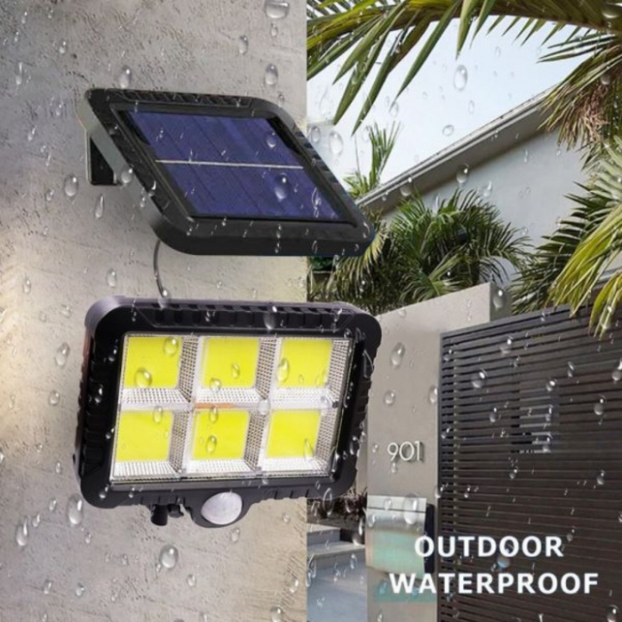 Proiector LED Solar Duo 220 lm, Lumină Rece, Senzor Mișcare, IP44 engross [4]