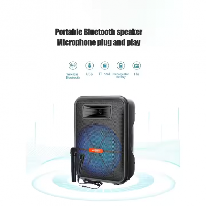 Boxă portabilă GTS-1882, 35W, baterie 1800 mAh, multifuncțională cu FM, TWS și lanternă engross [3]