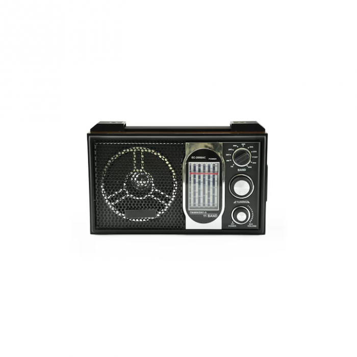 Radio portabil JR-2008-LW, 11 benzi, model retro, Antena satelor engross [1]