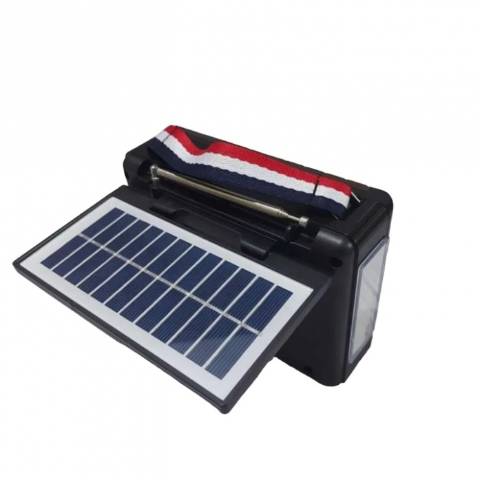 Radio Portabil Multifuncțional KTF-1428 FM/AM/SW, Bluetooth, Panou Solar, USB/TF, Lanternă, Design Retro engross [4]