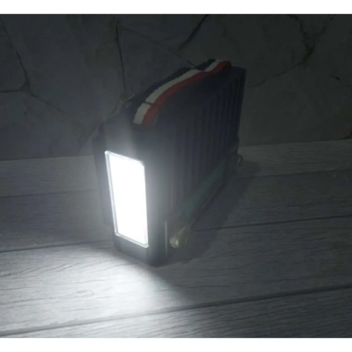 Radio Portabil Multifuncțional KTF-1428 FM/AM/SW, Bluetooth, Panou Solar, USB/TF, Lanternă, Design Retro engross [6]