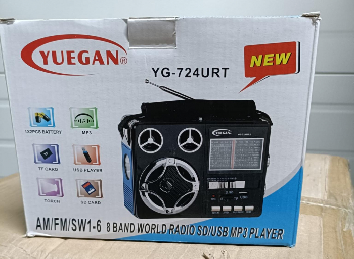 Radio portabil YG-821 LED GAVE, gadget Engross [4]