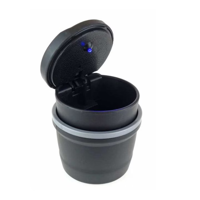 Scrumieră Auto cu LED și Clește pentru Țigară, Design Compact pentru Suport Pahare, Ușor de Curățat engross [5]