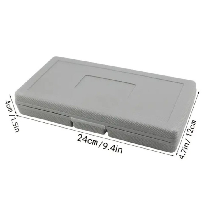 Set Chei cu Clichet 40 Bucăți, Argintiu, Oțel Carbon de Înaltă Calitate, Rezistent și Durabil, Ușor de Transportat și Depozitat [6]