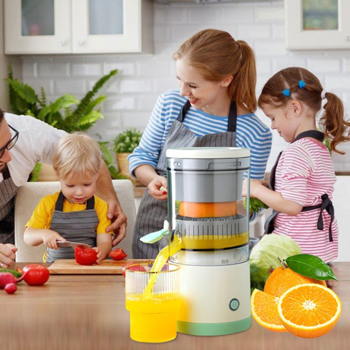 Storcător Electric de Citrice, Portabil, Alimentare USB, 45W, Turcoaz, Ușor de Folosit, Ideal pentru Suc Proaspăt Acasă sau în Călătorii [10]