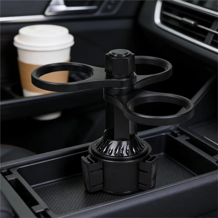 Suport Auto Universal pentru Pahare, Extensibil și Reglabil, Rotire 360°, Compatibil cu Sticle, Căni și Băuturi, Fabricat din ABS Durabil, Ideal pentru Interiorul Mașinii [5]