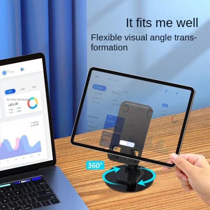 Suport Telefon Pliabil Reglabil 360° – Compatibil Universal, Portabil engross [9]