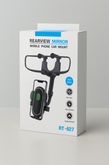 Suport universal pentru oglindă retrovizoare de 360 ​​de grade pentru telefon mobil engross [2]