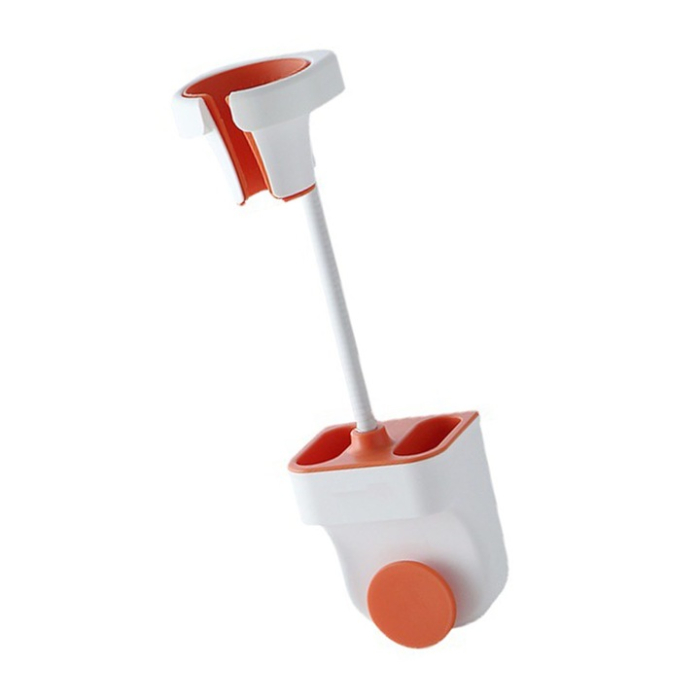 Suport Uscător de Păr cu Montare pe Perete, Fără Perforare, Unghi Reglabil, Plastic Rezistent – 350g engross [5]