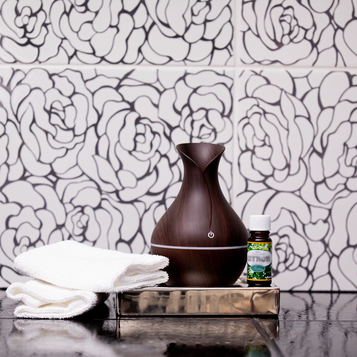 Umidificator Aromaterapie Maro, 130 ml, 30 ml/h, 1,49 W, Dimensiuni 9,5x15 cm, Autonomie 4h cu Oprire Automată, Alimentare USB [17]