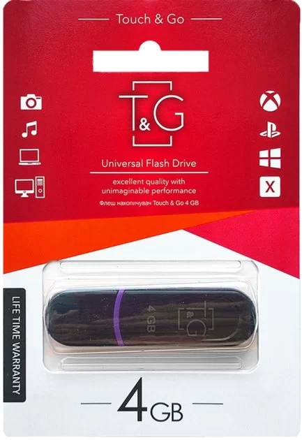 Stick USB T&G Classic 4GB, Negru engross [1]