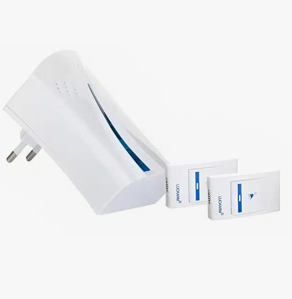 Sonerie, Wireless 100m, 32 Tonuri, Rezistentă la Intemperii – Alb/Albastru – ENGROS [2]