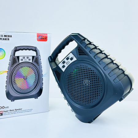 Boxă Portabilă Bluetooth ZQS 6148 cu Lumină LED RGB și Sunet Puternic Engross [2]