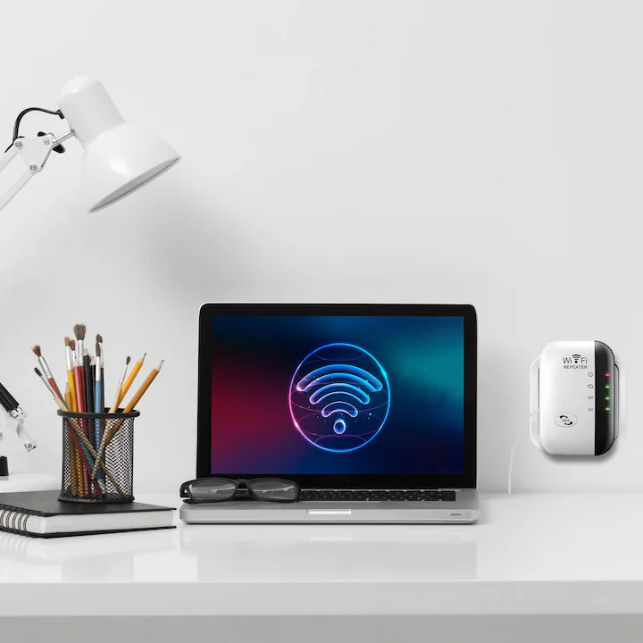 Amplificator Semnal WiFi 2.4GHz, 300Mbps, Rază 100m, 2 Antene, Mod Repetor/AP, LAN, Alb engross [4]