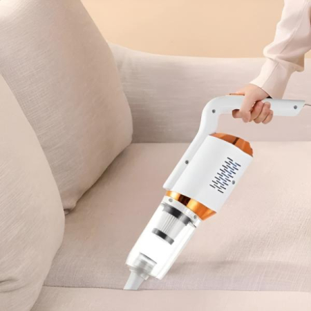 Aspirator Vertical Fără Fir 2 în 1, Putere 8500 Pa, 5 Atașamente, Filtru HEPA, Recipient Colectare, Curățare Ușoară, 113x21 cm [12]