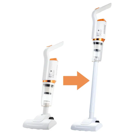 Casa si Bucatarie - Aspirator Vertical Fără Fir 2 în 1, Putere 8500 Pa, 5 Atașamente, Filtru HEPA, Recipient Colectare, Curățare Ușoară, 113x21 cm
