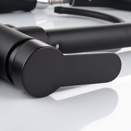 Baterie Bucătărie 3 în 1 cu Robinet pentru Apă Filtrată, Jet Pulverizare 18 Inch, Negru engross [6]