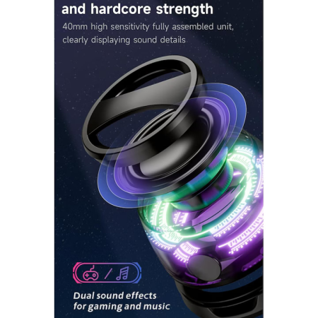 Boxă Bluetooth Rezistentă la Apă IPX7 – Iluminare RGB, Sunet 3D, TWS Dual Channel, Magnetică pentru Telefoane și Suprafețe Metalice, Negru [5]