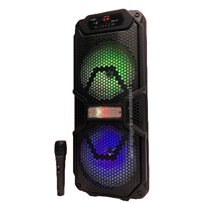 Boxa Portabila 8" GTS-1701 RGB cu Microfon engross [1]