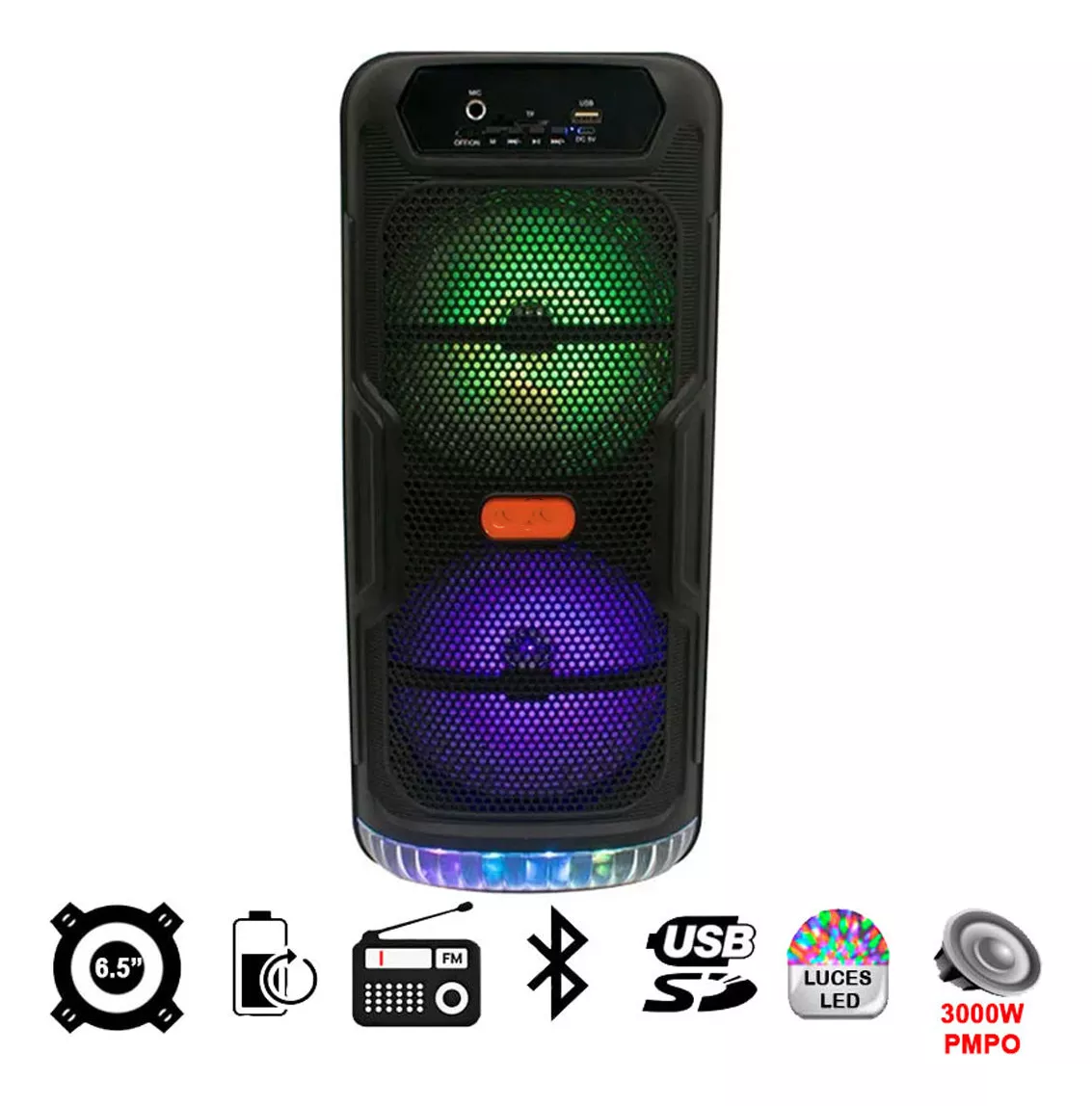 Boxe Audio - Boxa Portabila GTS-1565 cu USB si Blueooth engross