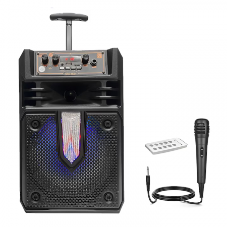 Boxe Audio - Boxa portabila tip troler KTS1631, BT, USB, 30W P.M.P.O engross