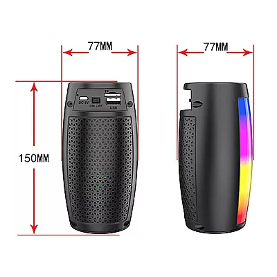 Boxa Portabila ZQS 1202 Cu MP3 TF/USB Bluetooth Radio FM, Engross [3]