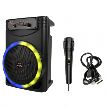 Boxe Audio - Boxa portabila ZQS8146, 48W P.M.P.O, USB, BT, AUX, FM, microfon Engross