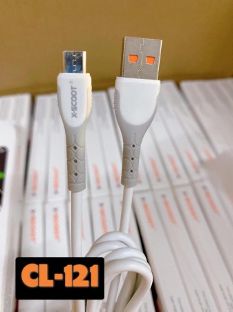 Cablu X-SCOOT CL-121 Micro-USB – 6A, 1200mm, Încărcare Ultra-Rapidă, Rezistent engross [1]