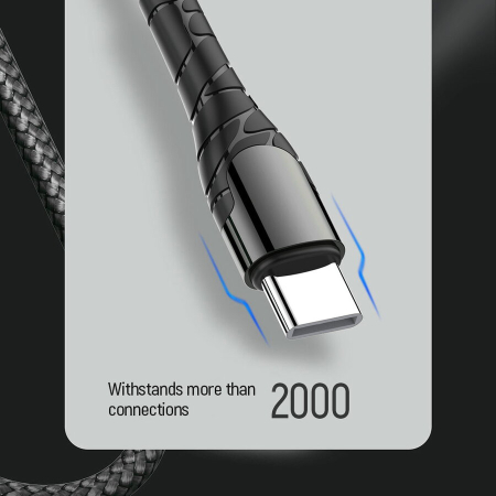 Cablu Dublu USB-C XF-169, 66W – Încărcare Rapidă și Transfer Date Stabil, Rezistent engross [7]