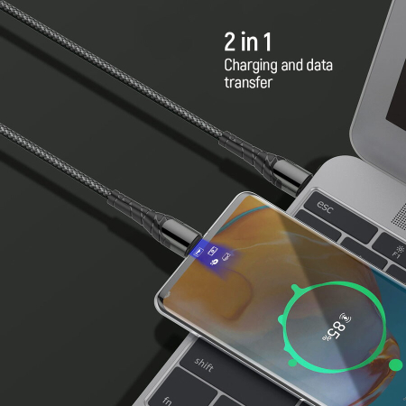 Cablu Dublu USB-C XF-169, 66W – Încărcare Rapidă și Transfer Date Stabil, Rezistent engross [6]