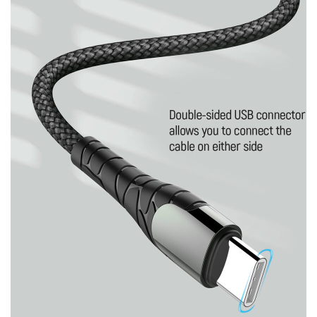 Cablu Dublu USB-C XF-169, 66W – Încărcare Rapidă și Transfer Date Stabil, Rezistent engross [5]