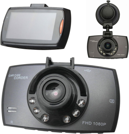 Accesorii auto - Cameră auto DVR 2.4 inch, Full HD 1080p, infraroșu, unghi 170°, senzor mișcare, G-Sensor, night vision