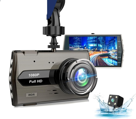 Accesorii auto - Cameră auto DVR Full HD 1080p, vedere spate, înregistrare video, funcție vedere nocturnă