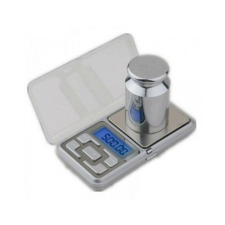 Cântar de Buzunar MH-500 – 500 g, Precizie 0,1 g, Funcție TARA, Design Compact Argintiu engross [3]