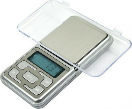 Cantare - Cântar de Buzunar MH-500 – 500 g, Precizie 0,1 g, Funcție TARA, Design Compact Argintiu engross