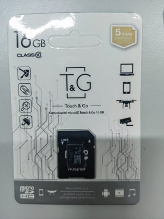 Accesorii Telefoane - Card MicroSDHC T&G 16GB Class 10 cu Adaptor SD engross