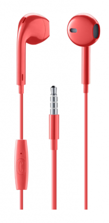 Accesorii Telefoane - Căști Cellularline Capsule cu Jack 3.5mm – Sunet Clar și Microfon Integrat, Design Modern Roșu engross
